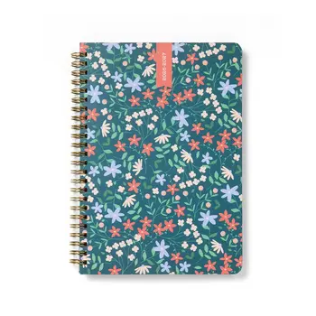 LETTS Agenda 18 Mois  Spring Valley Semainier Horizontal 2026/27 Multilingue A6 Coloris Vert