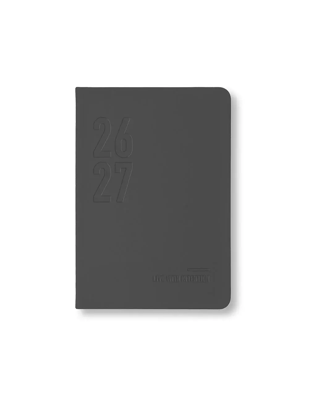 LETTS Agenda Scolaire 1 Jour Par Page Conscious Evergreen 2026/27 Multilingue A6 Coloris Ardoise