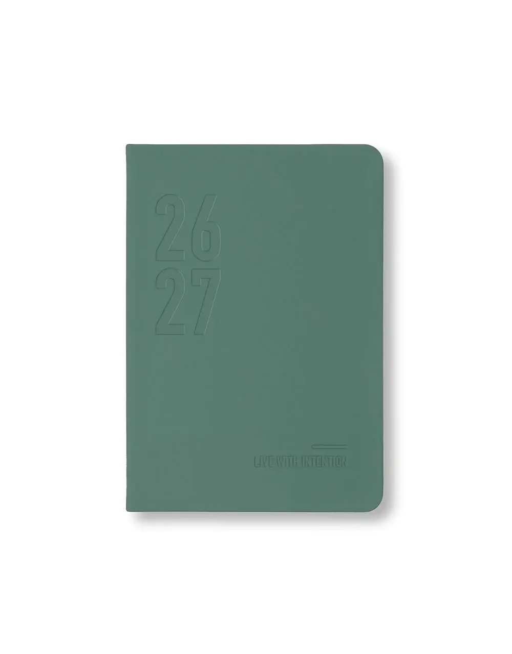 LETTS Agenda Scolaire 1 Jour Par Page Conscious Evergreen 2026/27 Multilingue A6 Coloris Pin