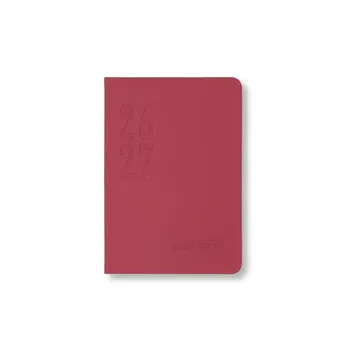 LETTS Agenda Scolaire 1 Jour Par Page Conscious Evergreen 2026/27 Multilingue A6 Coloris Berry