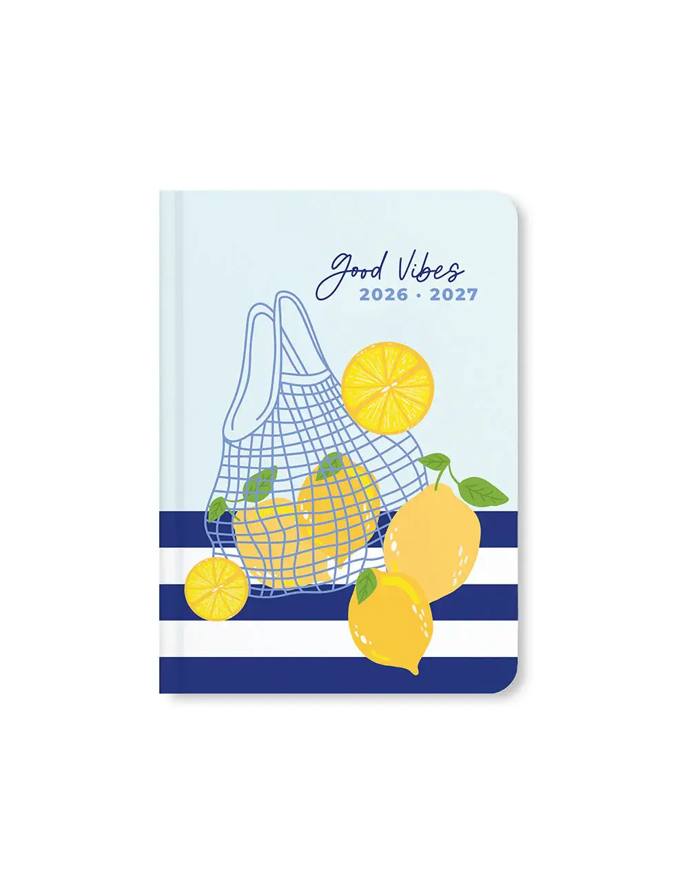 LETTS Agenda Scolaire 1 Jour Par Page Citrus 2026/27 Multilingue A6 Coloris Good Vibes