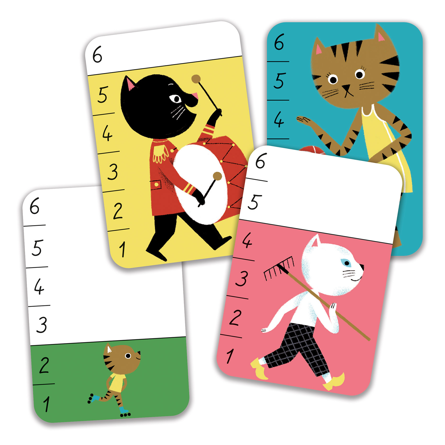 DJECO Jeux De Cartes Bata Miaou