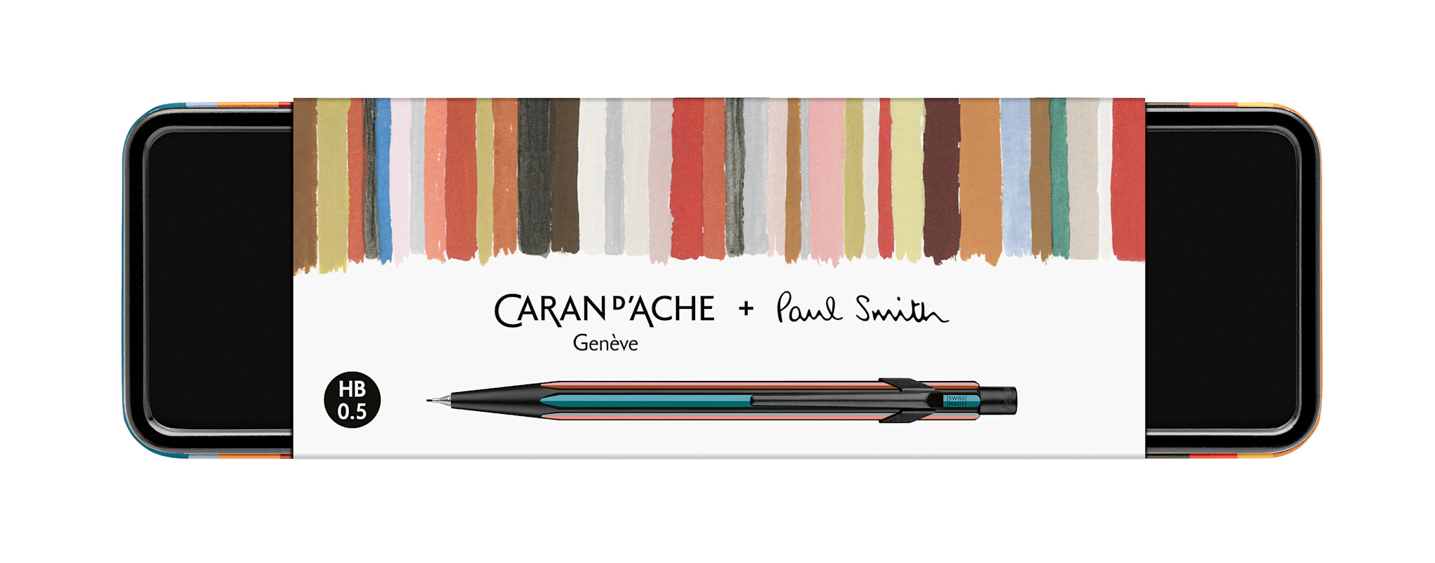 CARAN D'ACHE Porte-Mine 849™ 0,5 Mm Paul Smith Edition 5, Noir, Avec Boîte Métal