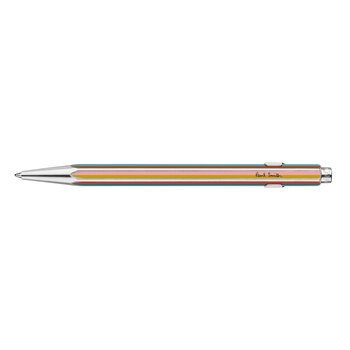 CARAN D'ACHE Stylo Bille 849™ Paul Smith Edition 5, Argent, Avec Boîte Métal