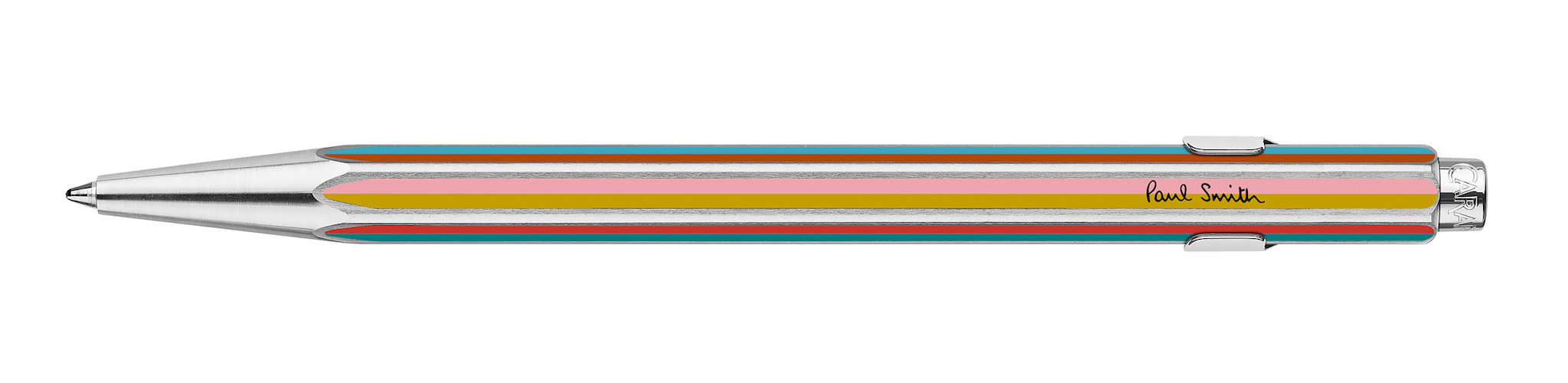 CARAN D'ACHE Stylo Bille 849™ Paul Smith Edition 5, Argent, Avec Boîte Métal