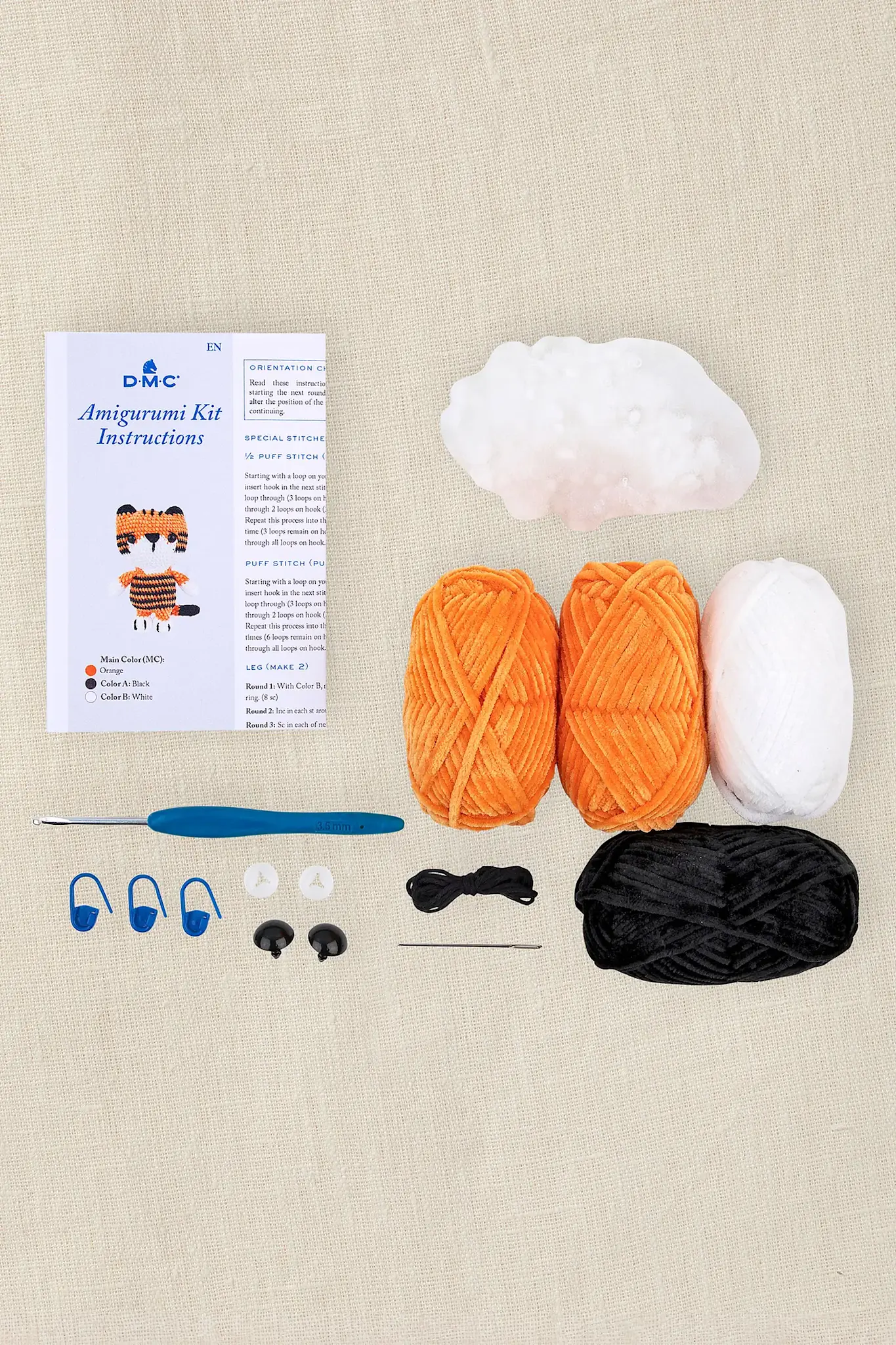 DMC Kit Amigurumi le Tigre Rayures