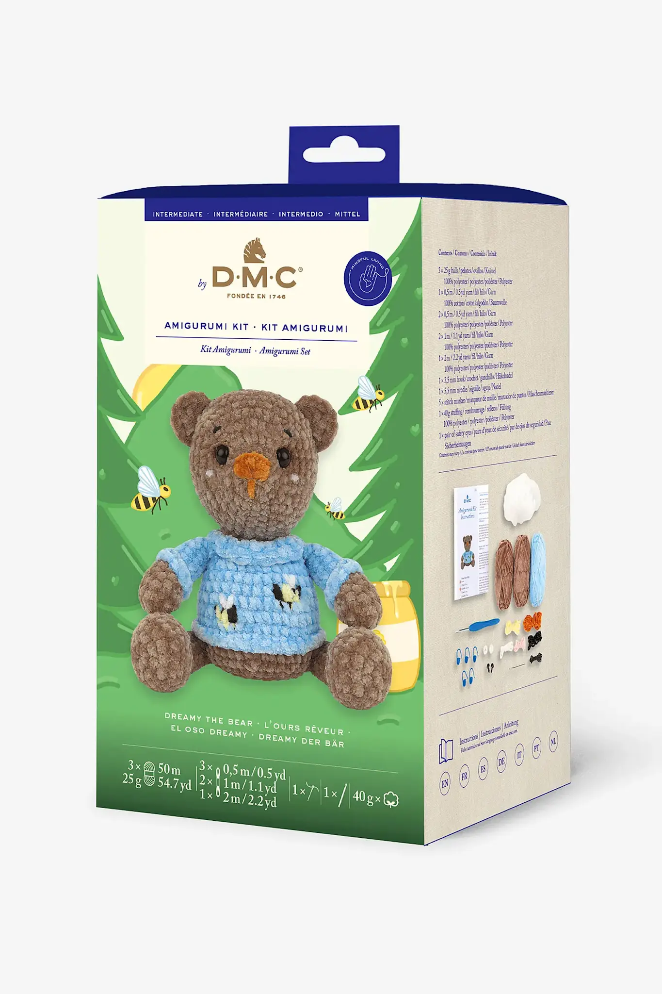DMC Kit Amigurumi L'ours Rêveur
