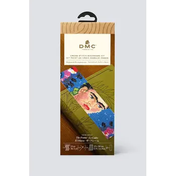 DMC Kit Point X Marque Pages - Le Cadre - Frida Kahlo 5,2x17cm