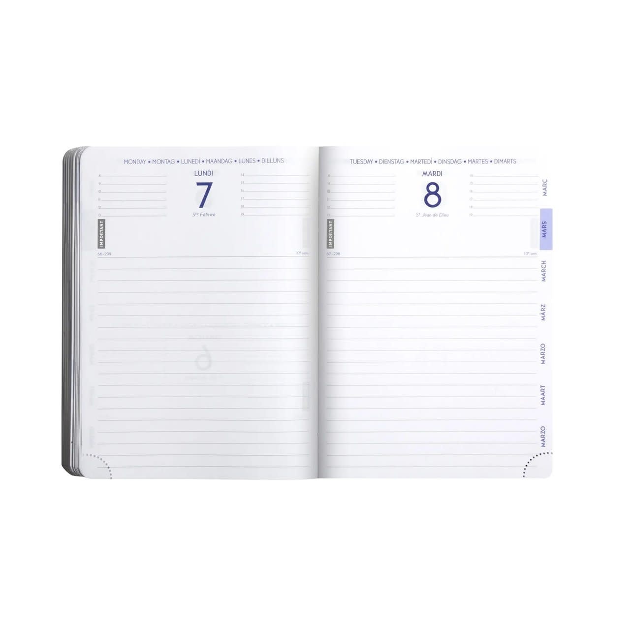 EXACOMPTA Agenda Journalier Forum Passion 12x17cm