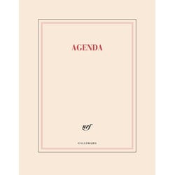 GALLIMARD Agenda Littéraire Grand Format 16 mois Sept 2026- Déc 2027