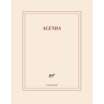 GALLIMARD Agenda Littéraire Grand Format 16 mois Sept 2026- Déc 2027