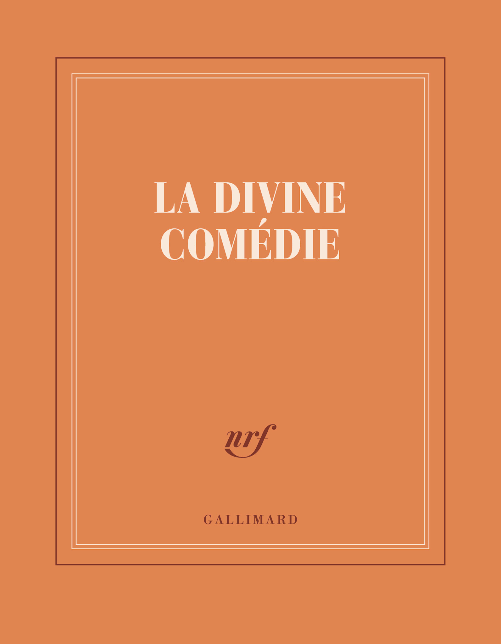 GALLIMARD Carnet Couleur La Divine Comédie