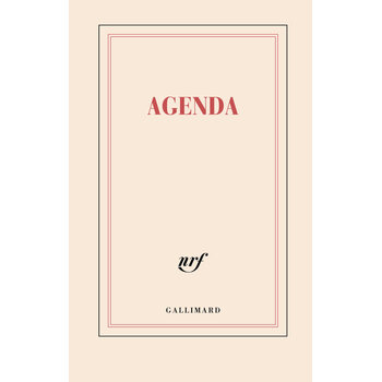 GALLIMARD Agenda Littéraire Petit Format 16 mois sept 2026- Déc 2027