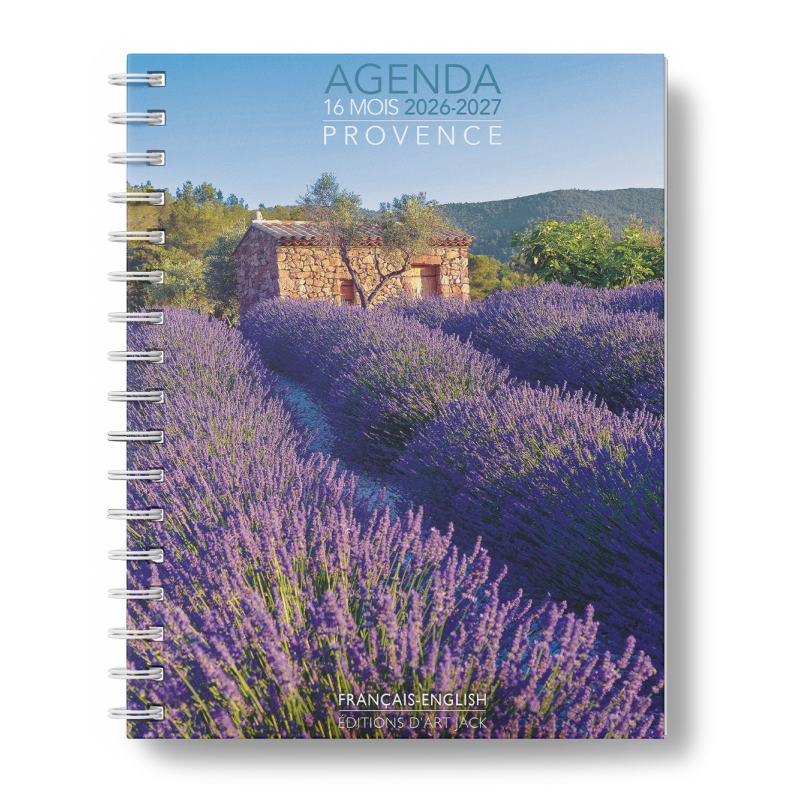 Agenda semainier 2026-2027 Provence 21x17cm