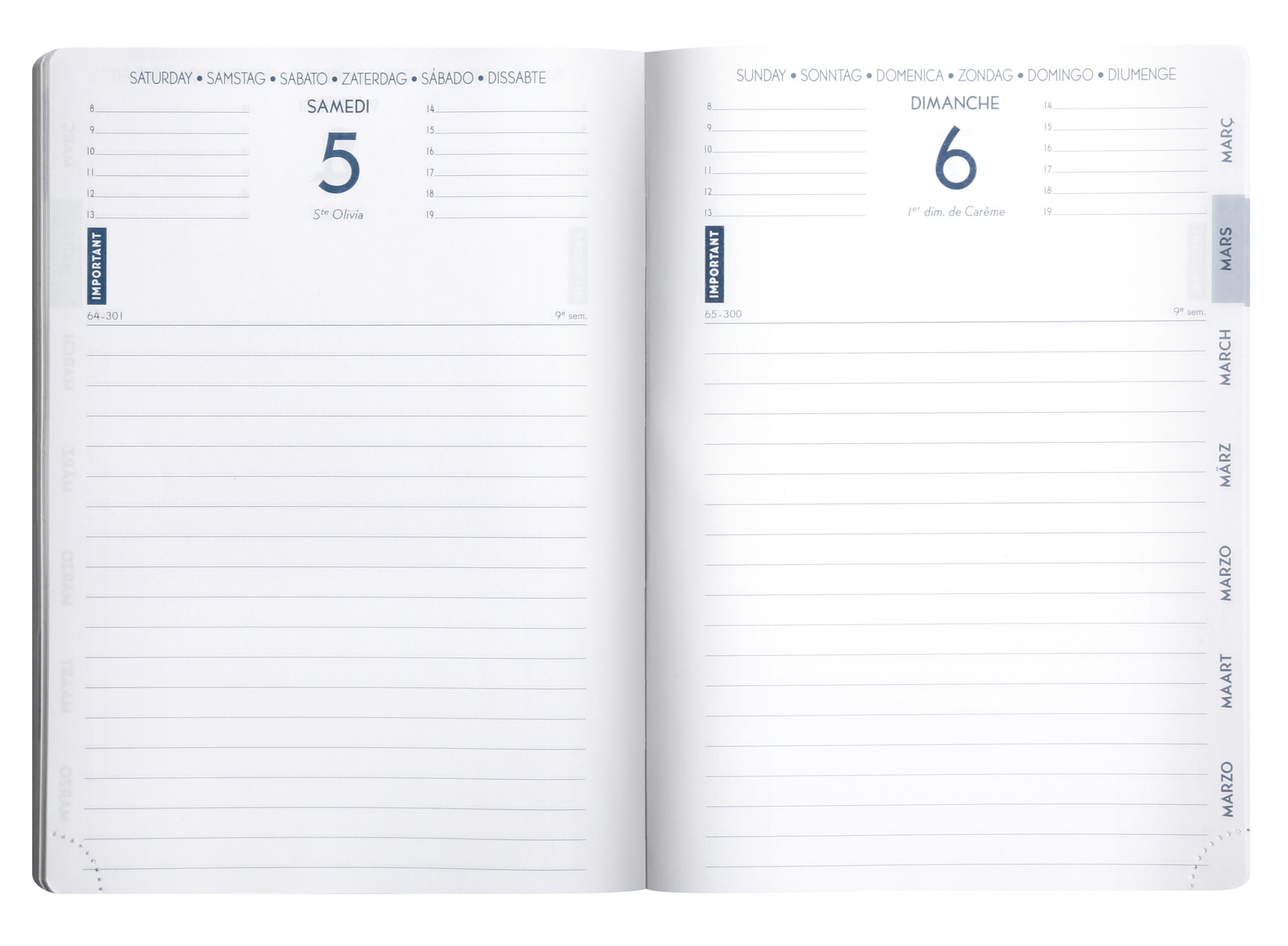 EXACOMPTA Agenda Journalier Forum Office Winner 15x21cm couleurs aléatoires