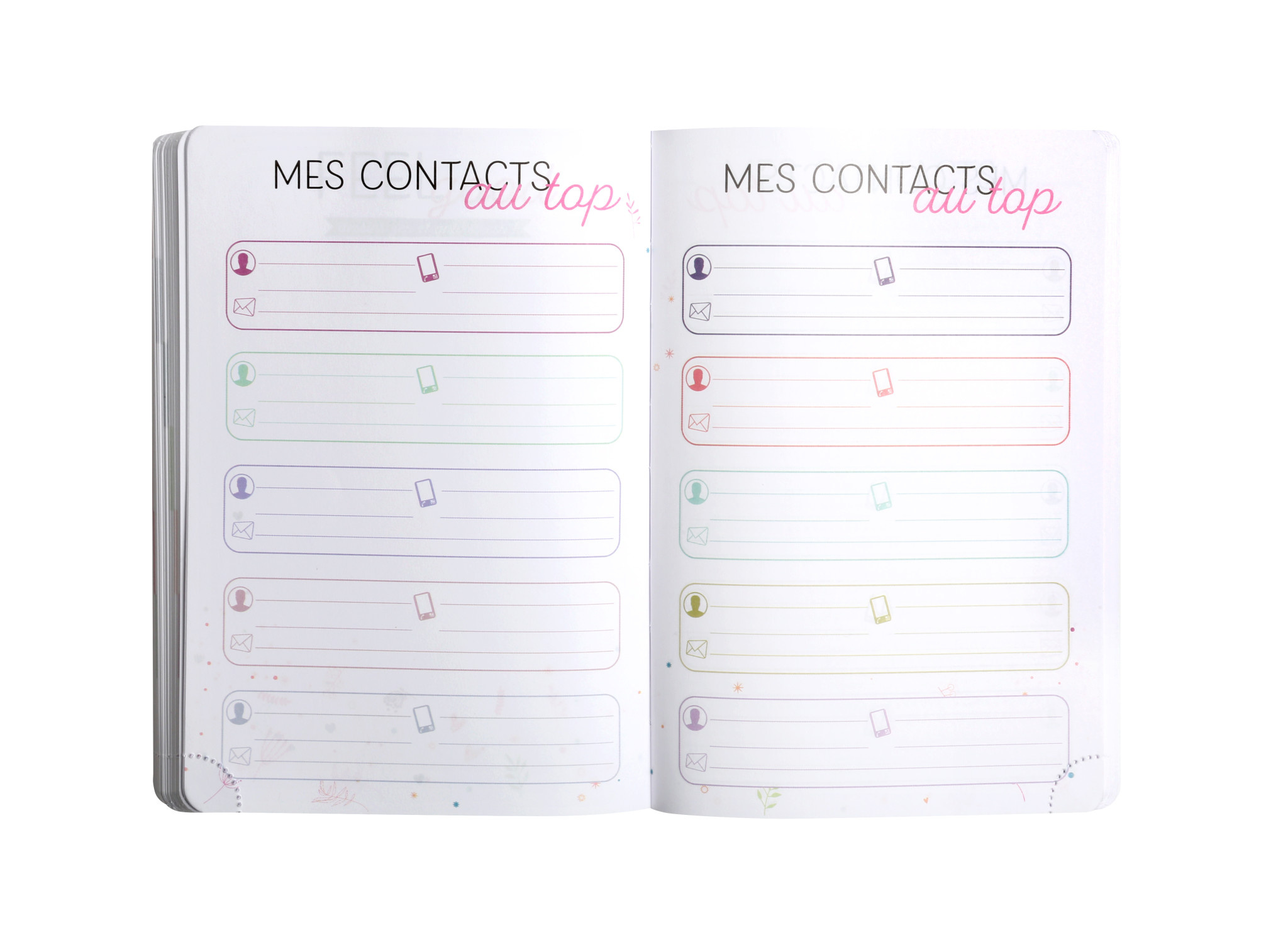 EXACOMPTA Agenda Journalier Forum Color Iris 12x17cm