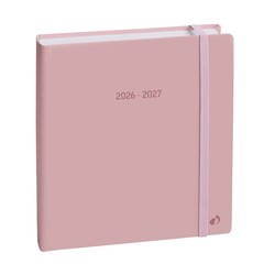 QUO VADIS Agenda Exécutif SEPT COLOR ML Pastel Rose CR él 16x16cm