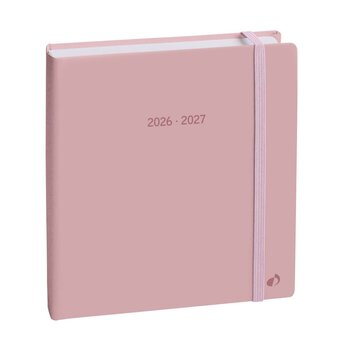 QUO VADIS Agenda Exécutif SEPT COLOR ML Pastel Rose CR él 16x16cm