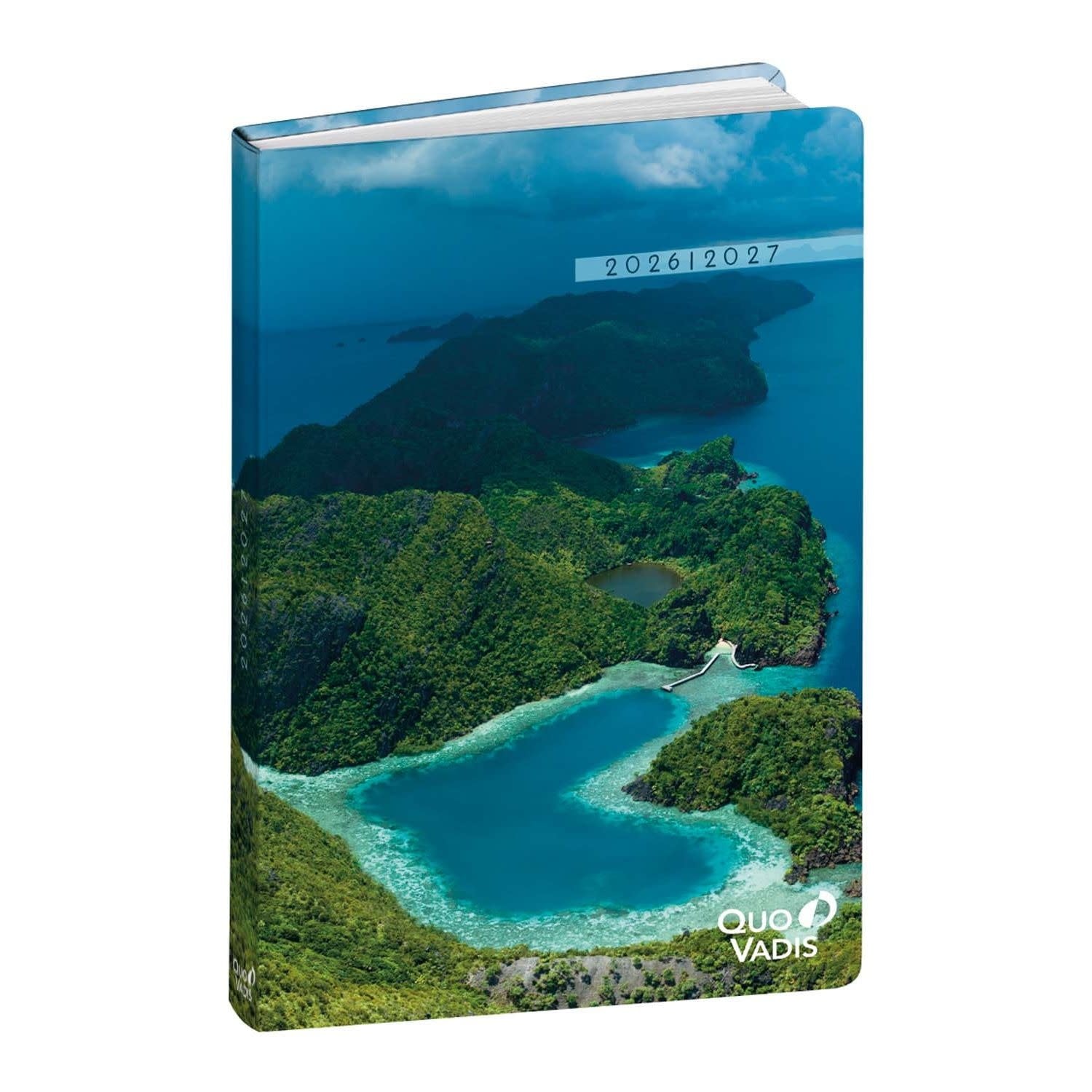 QUO VADIS Agenda Journalier Eurotextagenda R ML Respire Coeur 12x17cm