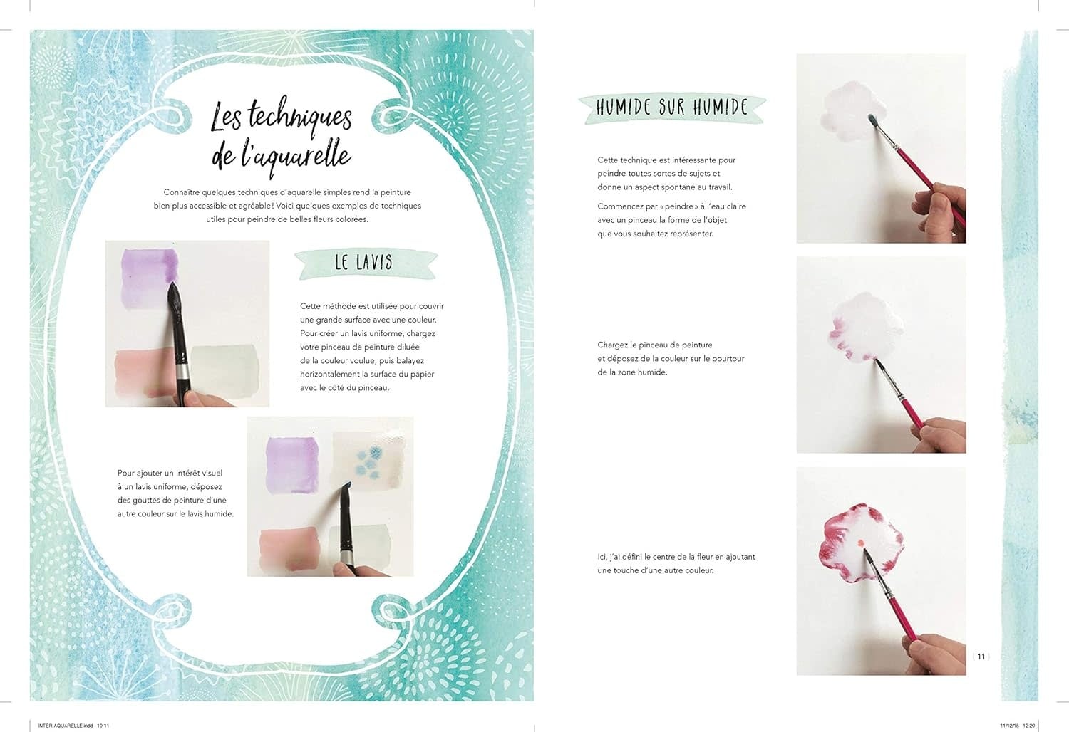 Fleurs et Bouquets à l'aquarelle