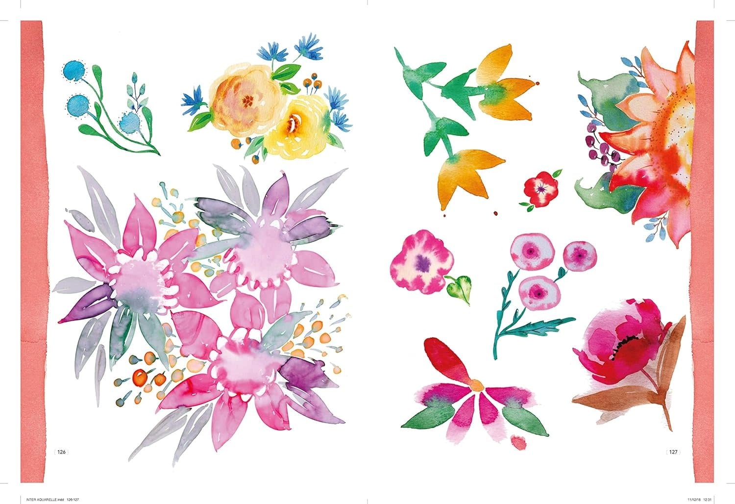 Fleurs et Bouquets à l'aquarelle