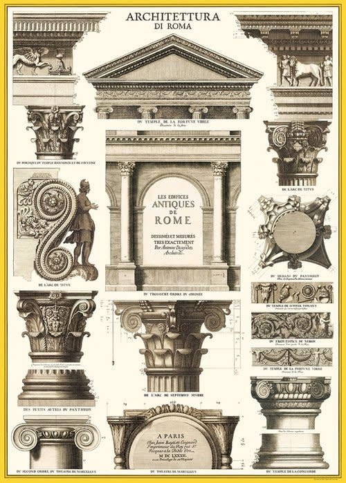 CAVALLINI & Co. Affiche 50 x 70 cm Architectura