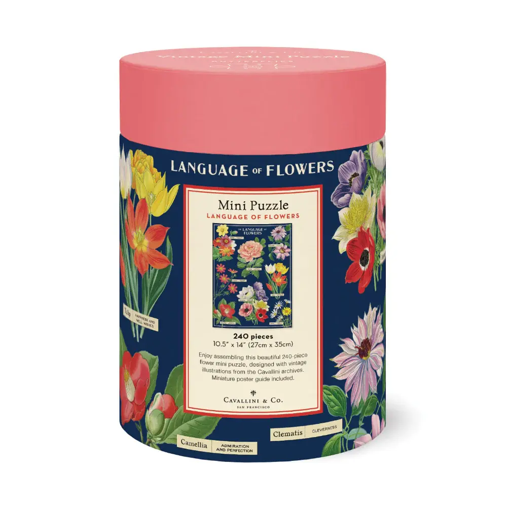 CAVALLINI & Co. Puzzle 240 pièces Vintage Langage des fleurs 27x45cm