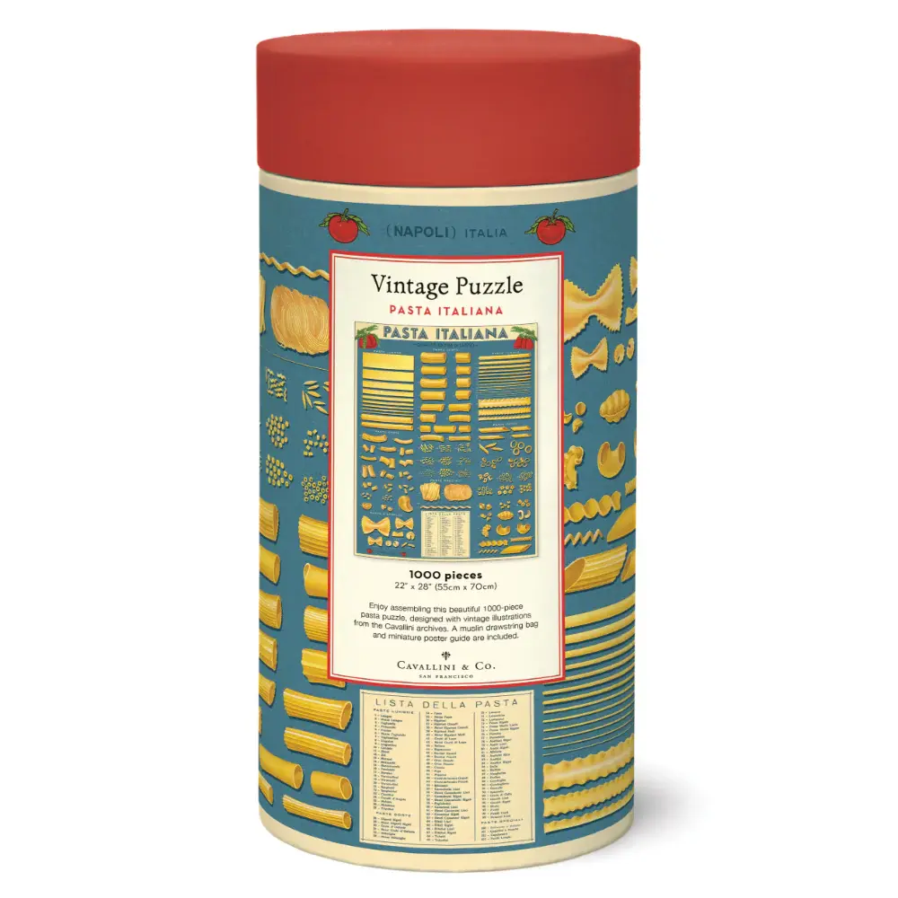 CAVALLINI & Co. Puzzle 1000 Pièces Pâtes 55x70cm