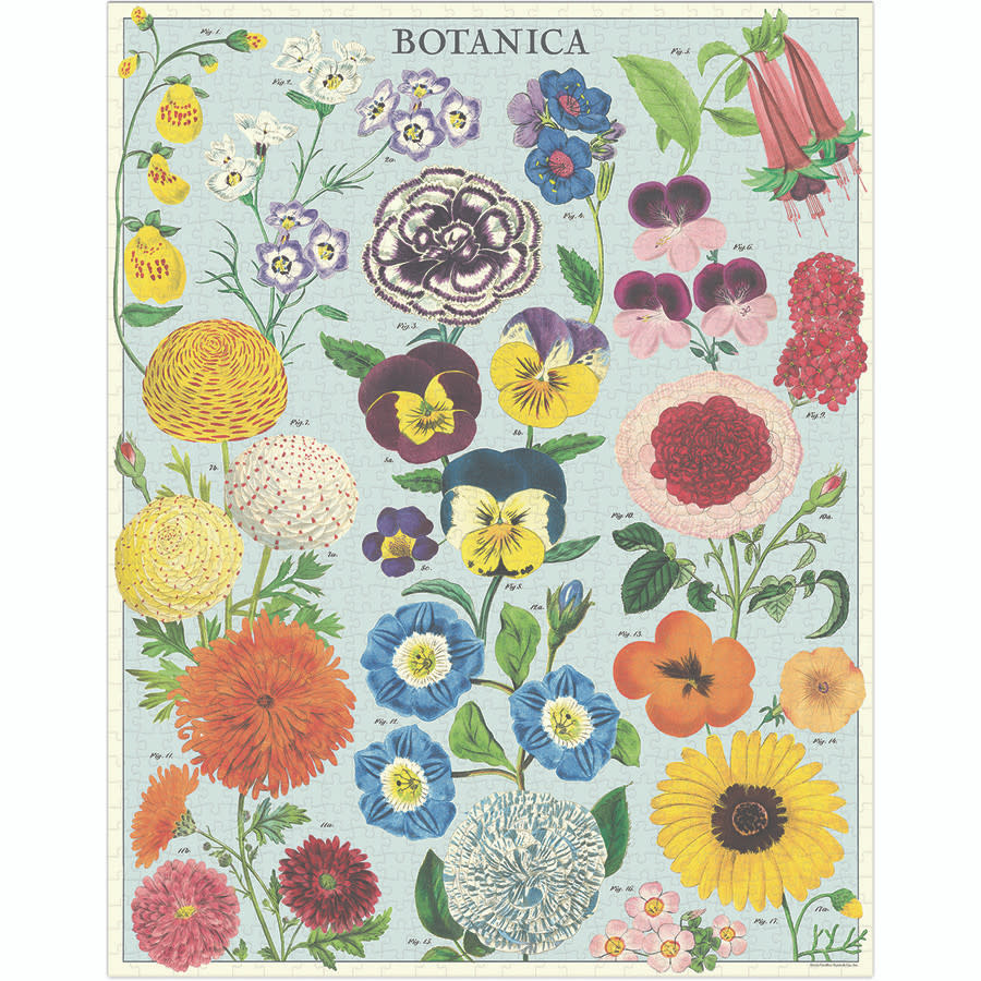 CAVALLINI & Co. Puzzle 1000 Pièces Botanica 55x70cm