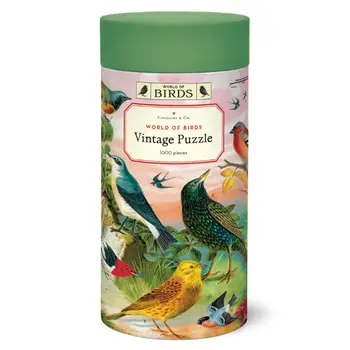 CAVALLINI & Co. Puzzle 1000 pièces Vintage Oiseaux du monde 55x70cm