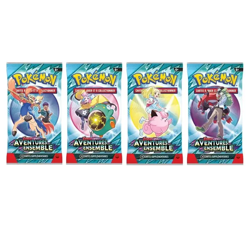 POKEMON Ecarlate et violet EV03 Aventures Ensemble : Booster à l'unité (Modèle aléatoire)