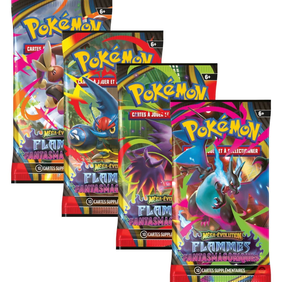 POKEMON Flammes Fantasmagoriques ME02 : Booster à l'unité (Modèle aléatoire)