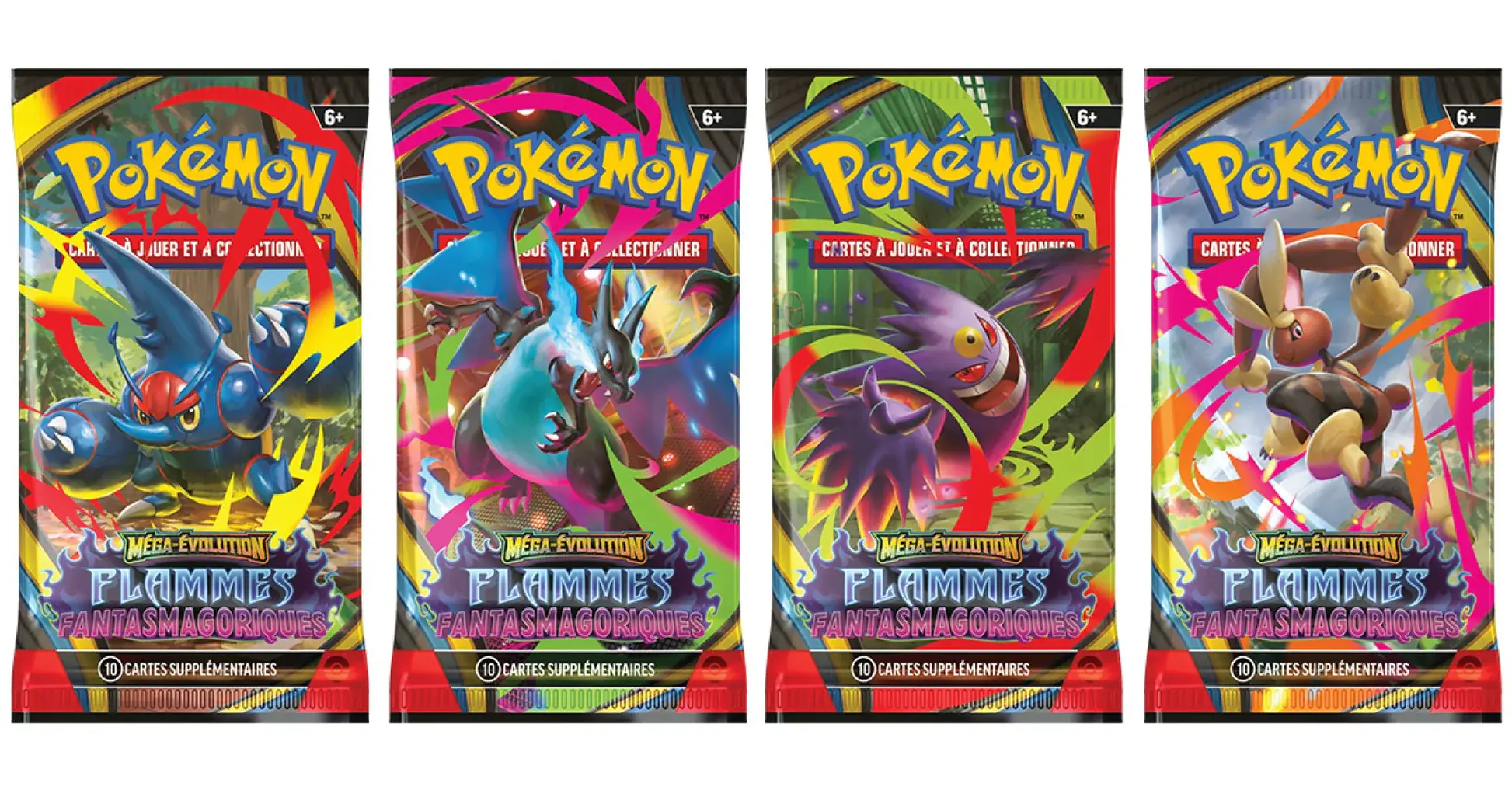 POKEMON Flammes Fantasmagoriques ME02 : Booster à l'unité (Modèle aléatoire)