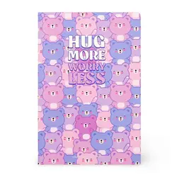 LEGAMI Notebook pages lignées - Quaderno - Medium - Teddy Bear 14,2x21cm