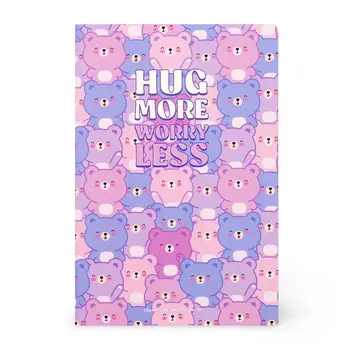 LEGAMI Notebook pages lignées - Quaderno - Medium - Teddy Bear 14,2x21cm