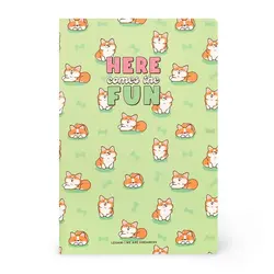 LEGAMI Lined Notebook - Quaderno - Medium - Corgi 14,2x21cm
