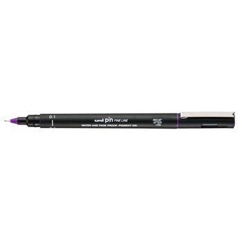 UNI-BALL Stylo Pointe Calibree 0.1mm Uni Pin Violet