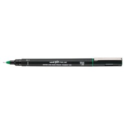 UNI-BALL Stylo Pointe Calibree 0.1Mm Uni Pin Vert