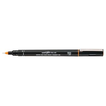 UNI-BALL Stylo Pointe Calibree 0.1mm Uni Pin Orange