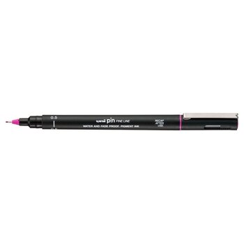 UNI-BALL Stylo Pointe Calibree 0.5mm Uni Pin Rose