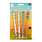 LEGAMI Farm Sweet Farm - Set Of 4 Erasable Gel Pens - Cow + Piggy + Donkey + Rooster -  Black/Pink/Green/Red Ink