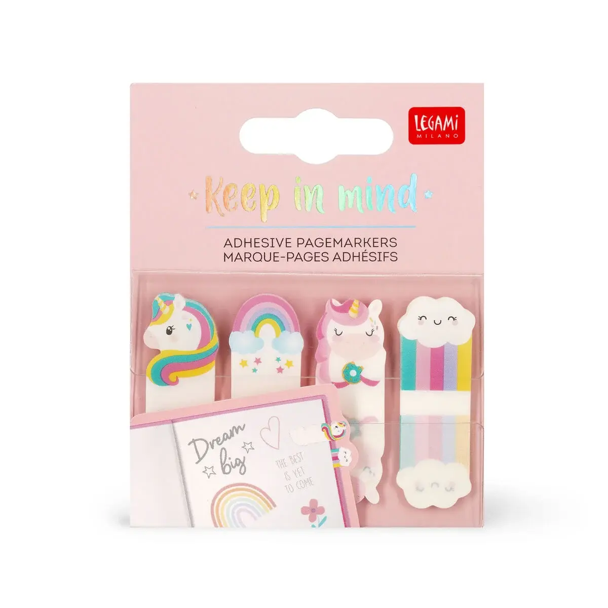 LEGAMI Adhesive Pagemarkers - Keep In Mind - Unicorn
