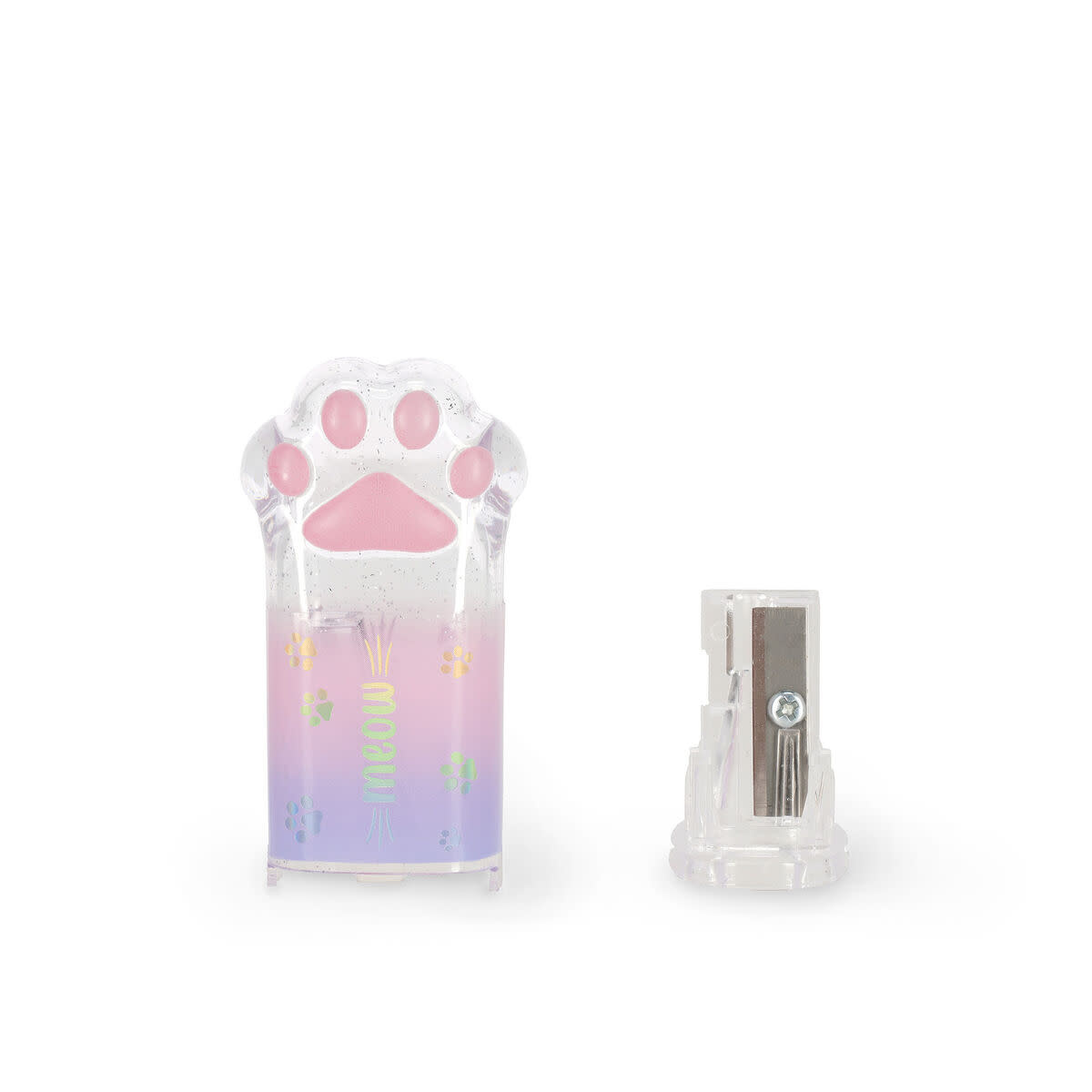 LEGAMI Meow - Pencil Sharpener W/Cont. - Kitty