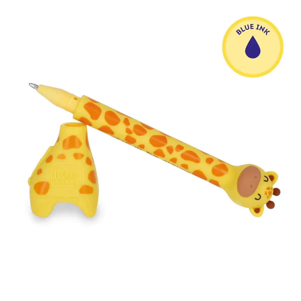 LEGAMI Stand-Ink Ovation - Stylo À Bille Avec Base - Giraffe