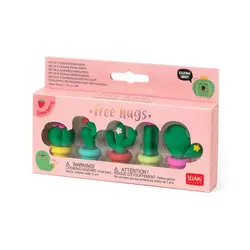 LEGAMI Set Of 5 Scented Erasers - Free Hugs - Cactus