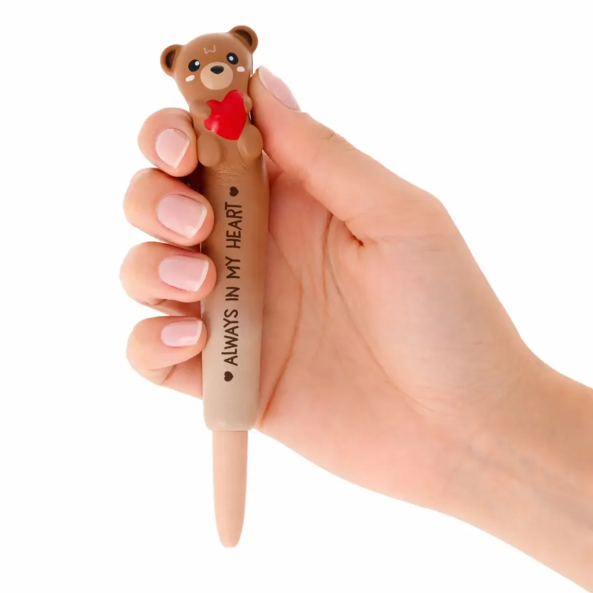 LEGAMI Squeezies - Stylo À Encre Gel Antistress - Teddy Bear