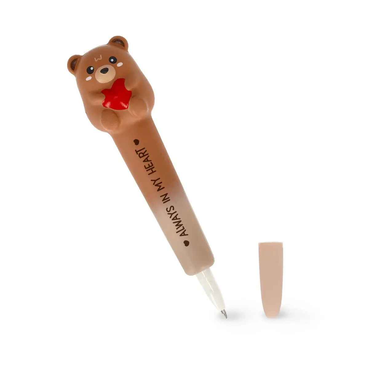 LEGAMI Squeezies - Stylo À Encre Gel Antistress - Teddy Bear