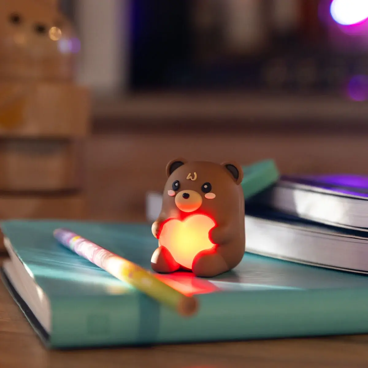LEGAMI Taille-Crayon Lumineux Avec Reservoir Teddy Bear - Teddy Bear