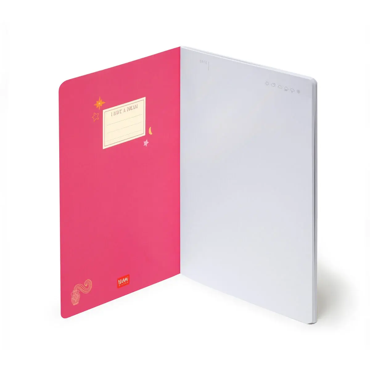 LEGAMI Notebook pages blanches - Quaderno - Medium - Zodiac 14,2x 21cm 80 Pages 100g/m²