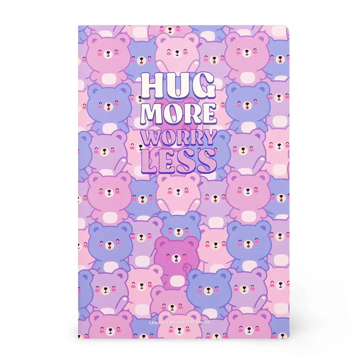 LEGAMI Notebook pages blanches- Quaderno - Medium - Teddy Bear 14,2x 21cm 80 Pages 100g/m²